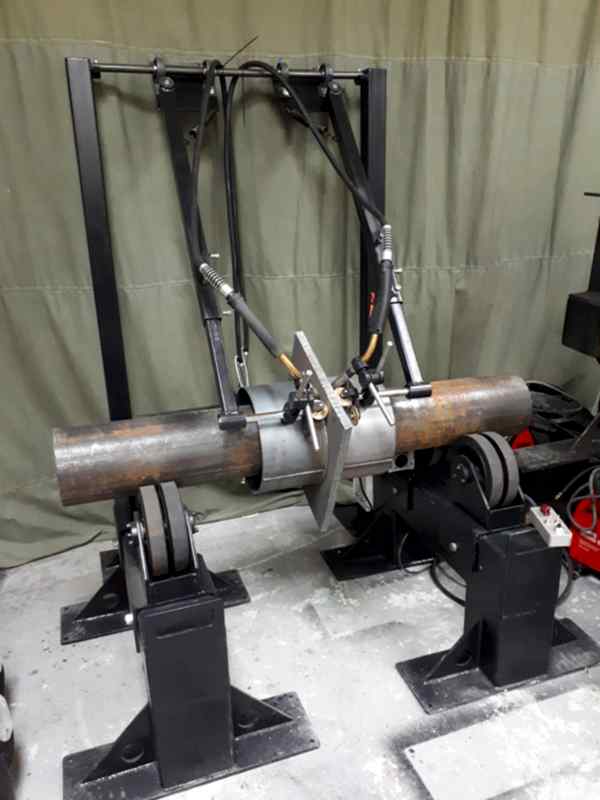 Установка для сварки кольцевых швов на обечайках неподвижных опор