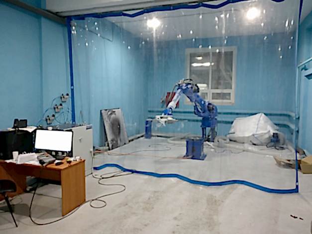 Роботизированная ячейка для фрезеровки