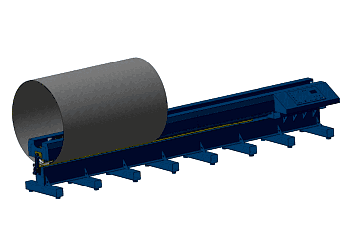 Установка для сварки продольных швов обечаек