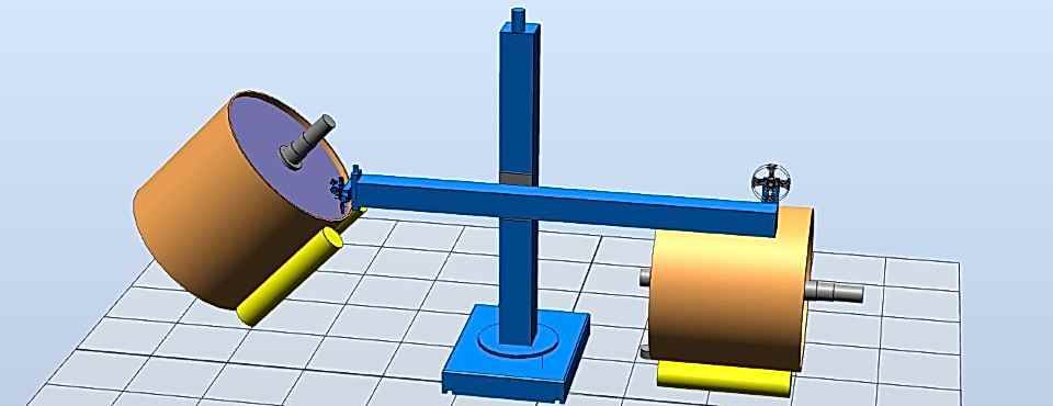 Колонна и позиционер для сварки конвейерных барабанов