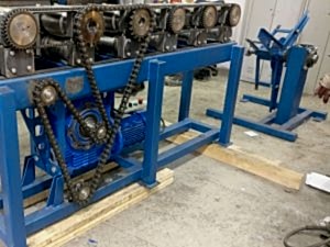 Установка УХП-145-130: вальцовка полосы в П-профиль